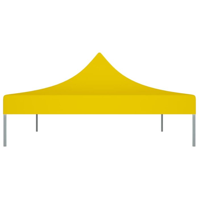 Toit de tente de réception 4x3 m Jaune 270 g/m² – Image 3
