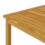 Salon de jardin 2 pcs avec coussins Bois d'acacia solide – Image 11