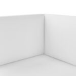 Canapé d'angle de jardin avec coussins Bois d'acacia massif – Image 7