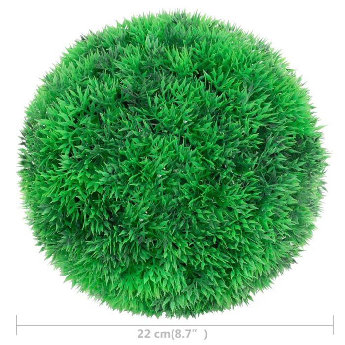 Boules de buis artificielles 2 pcs 22 cm – Image 3