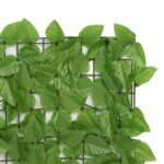 Écran de balcon avec feuilles vert 500x100 cm – Image 3