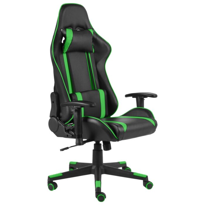 Chaise de jeu pivotante Vert PVC – Image 1