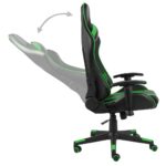 Chaise de jeu pivotante Vert PVC – Image 4
