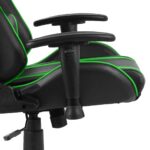 Chaise de jeu pivotante Vert PVC – Image 5