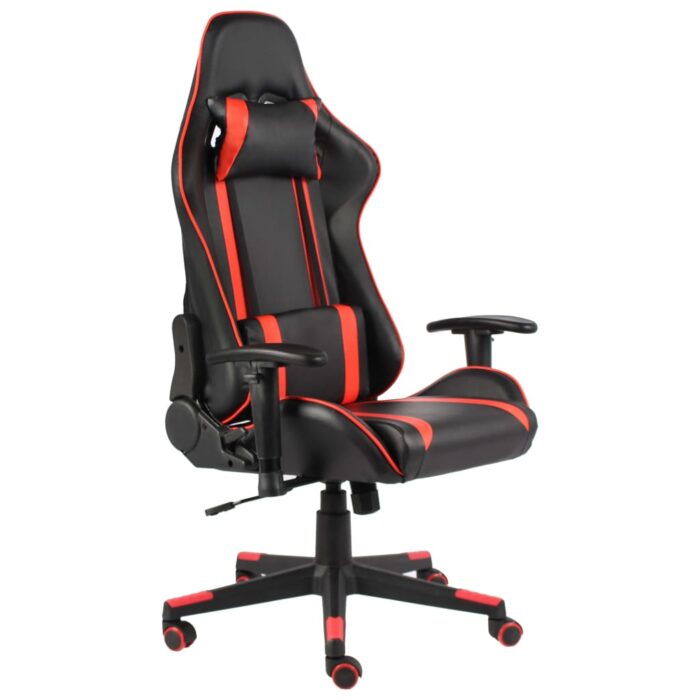 Chaise de jeu pivotante Rouge PVC – Image 1