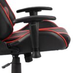 Chaise de jeu pivotante Rouge PVC – Image 5