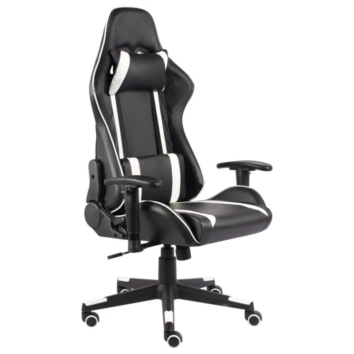 Chaise de jeu pivotante Blanc PVC – Image 1