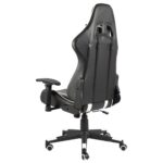 Chaise de jeu pivotante Blanc PVC – Image 3