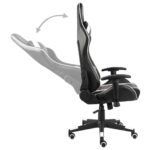 Chaise de jeu pivotante Blanc PVC – Image 4