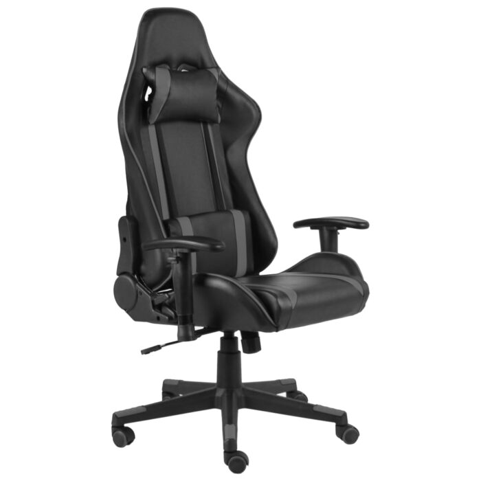 Chaise de jeu pivotante Gris PVC – Image 1