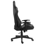 Chaise de jeu pivotante Gris PVC – Image 3