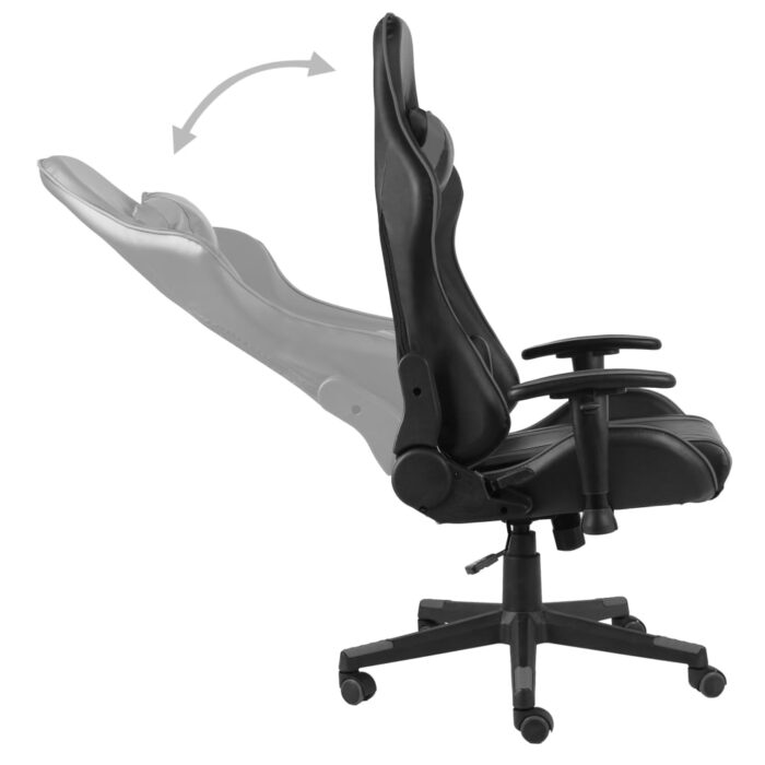 Chaise de jeu pivotante Gris PVC – Image 5