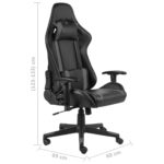 Chaise de jeu pivotante Gris PVC – Image 7