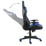 Chaise de jeu pivotante Bleu PVC – Image 4