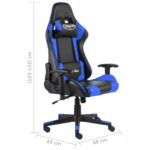 Chaise de jeu pivotante Bleu PVC – Image 7