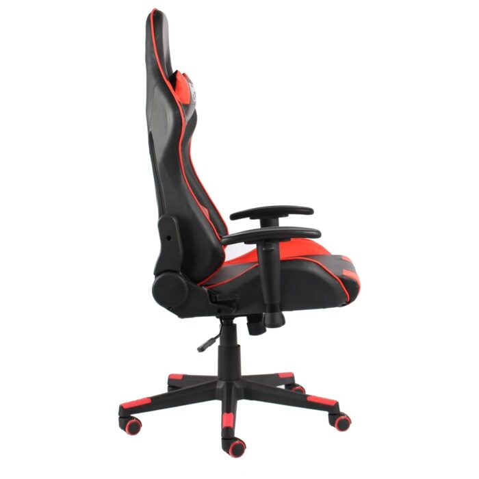 Chaise de jeu pivotante Rouge PVC – Image 2