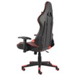 Chaise de jeu pivotante Rouge PVC – Image 3