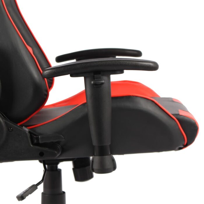 Chaise de jeu pivotante Rouge PVC – Image 4