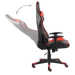 Chaise de jeu pivotante Rouge PVC – Image 5