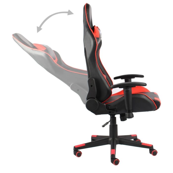 Chaise de jeu pivotante Rouge PVC – Image 5