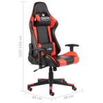 Chaise de jeu pivotante Rouge PVC – Image 7