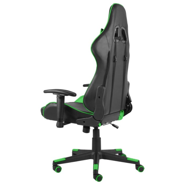 Chaise de jeu pivotante Vert PVC – Image 3