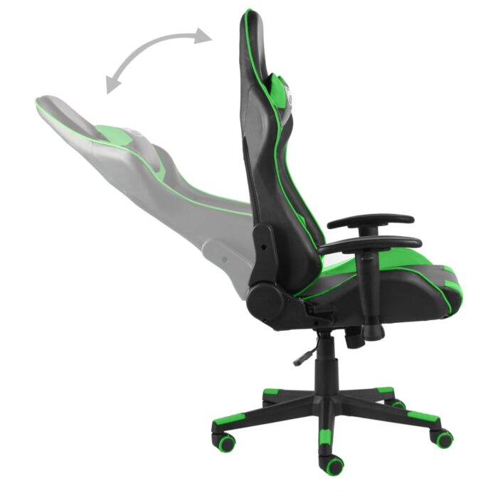 Chaise de jeu pivotante Vert PVC – Image 4