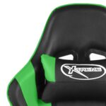 Chaise de jeu pivotante Vert PVC – Image 6