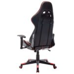Chaise de jeu Noir et rouge Cuir artificiel – Image 3