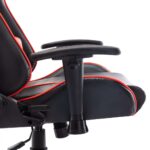 Chaise de jeu Noir et rouge Cuir artificiel – Image 6