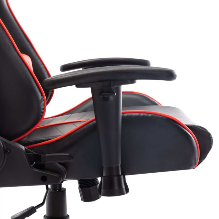 Chaise de jeu Noir et rouge Cuir artificiel – Image 6