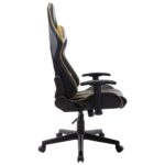 Chaise de jeu Noir et doré Cuir artificiel – Image 2