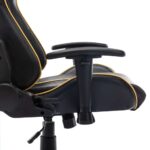 Chaise de jeu Noir et doré Cuir artificiel – Image 6