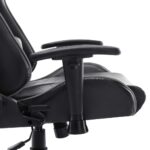 Chaise de jeu Noir et gris Cuir artificiel – Image 6
