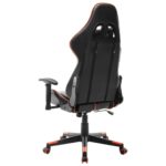 Chaise de jeu Noir et orange Cuir artificiel – Image 3