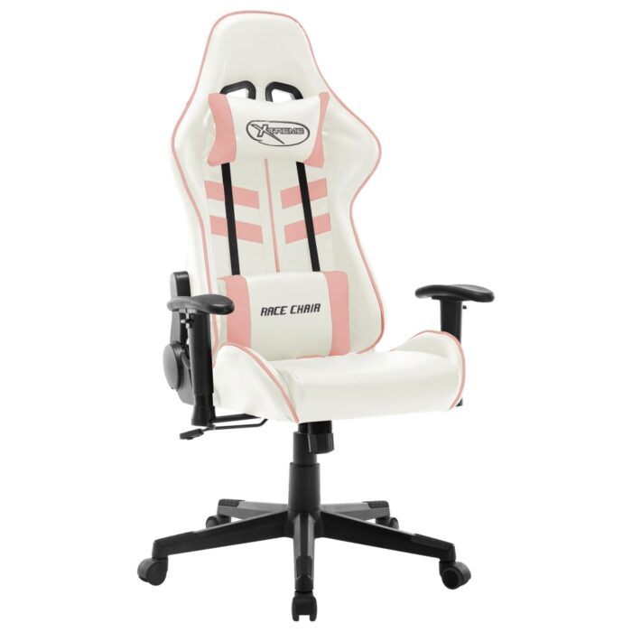 Chaise de jeu Blanc et rose Cuir artificiel – Image 1