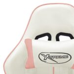 Chaise de jeu Blanc et rose Cuir artificiel – Image 5