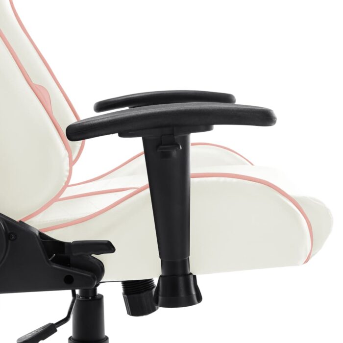 Chaise de jeu Blanc et rose Cuir artificiel – Image 6