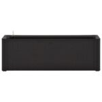 Lit surélevé de jardin système arrosage Anthracite 100x43x33 cm – Image 2