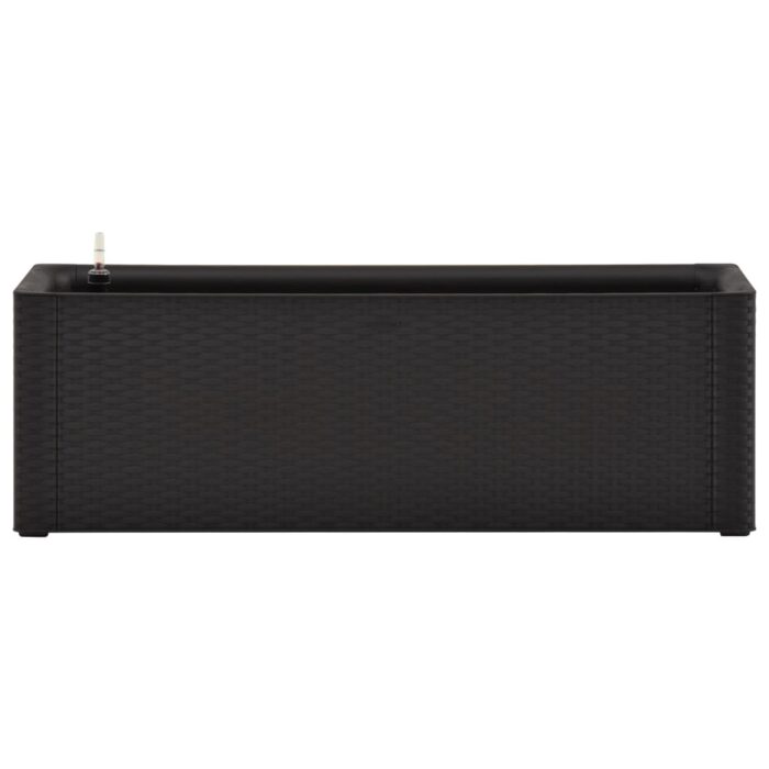 Lit surélevé de jardin système arrosage Anthracite 100x43x33 cm – Image 2