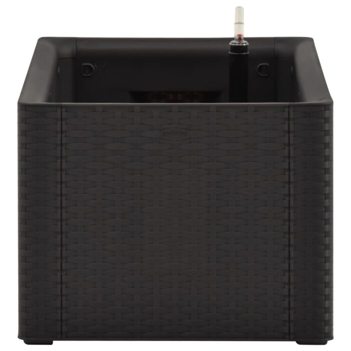 Lit surélevé de jardin système arrosage Anthracite 100x43x33 cm – Image 3