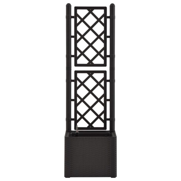 Lit surélevé de jardin treillis système d'arrosage Anthracite – Image 2