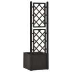 Lit surélevé de jardin treillis système d'arrosage Anthracite – Image 4