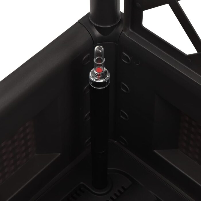 Lit surélevé de jardin treillis système d'arrosage Anthracite – Image 5