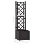 Lit surélevé de jardin treillis système d'arrosage Anthracite – Image 7
