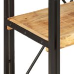 Bibliothèque à 3 niveaux 60x30x80 cm Bois de manguier massif – Image 3
