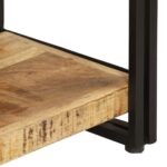Bibliothèque à 3 niveaux 140x30x80 cm Bois de manguier massif – Image 3
