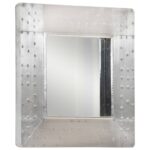 Miroir de style aviation 50x50 cm Métal – Image 10