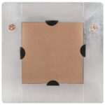 Miroir de style aviation 50x50 cm Métal – Image 2