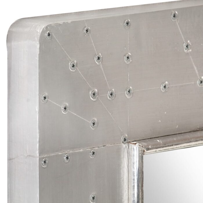 Miroir de style aviation 50x50 cm Métal – Image 4